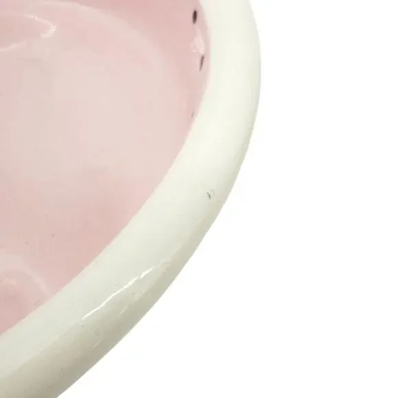 PET BOWLS Ceramic Small Pink Set of 2 - Picture 7 of 7